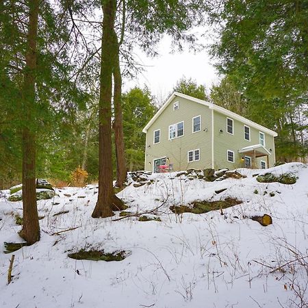 Secluded Streamside Home With Hot Tub Margaretville Buitenkant foto